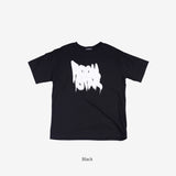 (Unisex) マリンペインティングオーバーフィットショートスリーブTシャツ