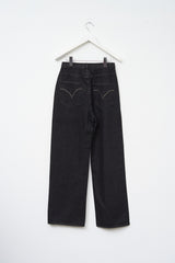 (W) Note Stud Denim