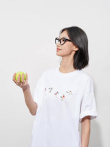 FMACM Tennis Player Embroidered Short Sleeve