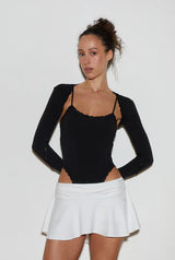 Evelyn bolero - black