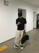 ミエルリネンカットアウトワイドパンツ 4C