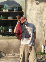 スタジオ 1974 ボクシー半袖Tシャツ 3C