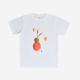 アプリコットプラム & フラワーTシャツ