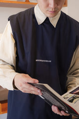 スリーブレスコットンT (NAVY)