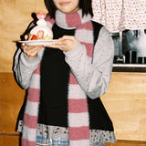 [SUTEKXWEBHOUSE] Stripe Muffler - Multi