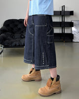 Beto Studded Bermuda Denim Pants
