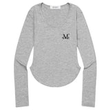 MUSECUT UネックロングスリーブT (4Color)