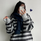 Dela Warmer Color Hooded Button Dangora Knitwear