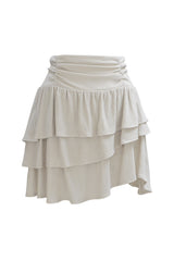 Ariel flare skirt (beige)