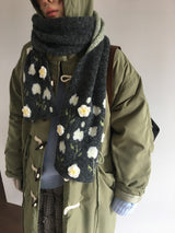 Daisy Wool Touch Muffler (2color)
