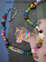Mixed Bead Mushroom Necklace