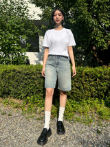 クラシックビンテージハーフレングスデニムパンツ code 18202
