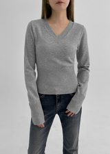 [MADE] Glue V-neck Knit