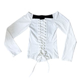 Corset off shoulder T