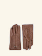 Metal Decorated Leather Gloves