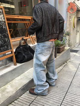 No.1468 Mライトデニムワイド PT