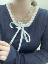 ribbon bbb necklace