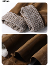 Poodle Fur Bike Leather Half Coat