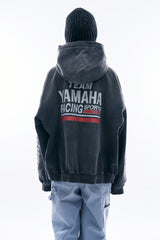 Team racing heavy pigment hoodie
