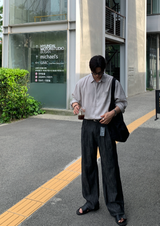 Hyper Essential Overfit Linen Shirt