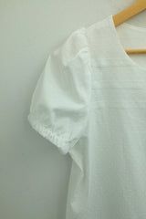 DotTexture Lace Line Mini Dress