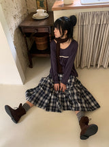 Laris Banding See-Through Knee Socks