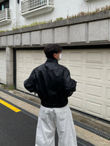 ユフカーブドコットンワイドパンツ(White)