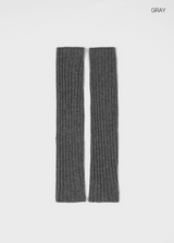 [MADE] Narrow Cash Long Knit Leg Warmers 45% Wool