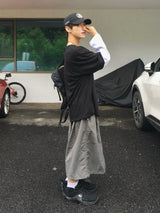 Roin Rivet Nylon Bermuda Pants 3C