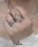 [Aespa Karina Pick] Unique Twisted Bold Ring