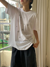 [unisex] Murre Loose Fit Printing Short Sleeve Tee
