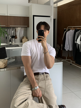 Hidden Air Mesh Muscle Fit Short Sleeve Ties