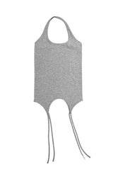 Juven Bodysuit Layered Halter Top