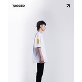 TAGGED - ファンダメンタルオーバーサイズホワイトTシャツ