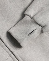 Fuzz Crop Napping Zip-up Hoodie