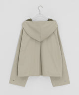Guntree Check Hood Bomber Jacket
