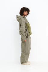 SPECIAL HOODED SEAM SEALING JACKET KHAKI