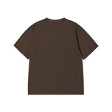 25SS STRIPE RABBIT SHORT SLEEVE T-SHIRT DARK BROWN