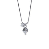 All surgical steel star mushroom necklace