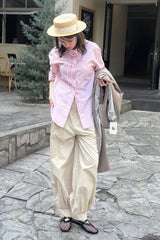 TWO-TUCK JOGGER PANTS_CREAM