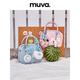 muva. Color‑Block Plaid Handbag, 2026 New Original‑Design Mini Cross‑body Purse for Women, New Arrival May 19