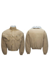 Vintage Washed Canvas Utility Jacket
