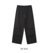 メンロリベットブラッシュドワイドパンツ