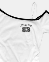 Struggle オフショルダーグラフィックTシャツ