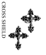 CROSS SHIELD Piercing 2PCS