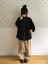 [unisex] Riope Overfit High-Neck Field Jumper