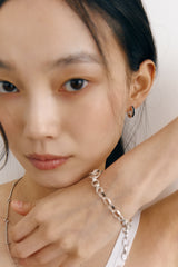 Noir Hoop Earrings