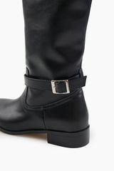 Luca western leather long boots