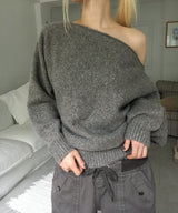 Cozy Off-Shoulder Knit