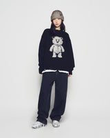 25FW ディストレスドベアウールニット